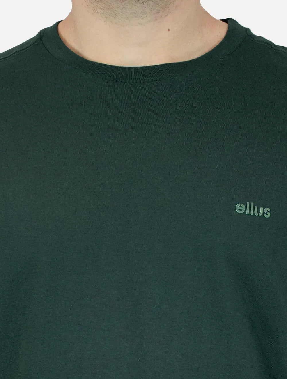 Camiseta Ellus Masculina Cotton Fine Duocolor Classic Verde Escuro