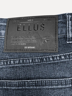 Calça Ellus Jeans Masculina Slim Sprouting LY III Metal Zetex Azul Escuro