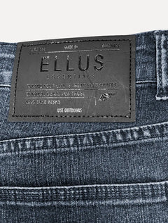 Calça Ellus Jeans Masculina Slim Sprouting LY III Metal Zetex Azul Escuro