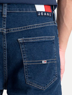 Calça Tommy Jeans Masculina Skinny Simon Denim Azul Médio