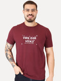 Camiseta Von der Volke Masculina Origineel Arts Meets Marsala
