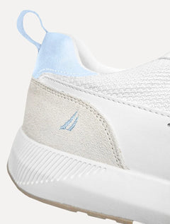 Tênis Nautica Masculino Free Fall Azul Claro/Branco