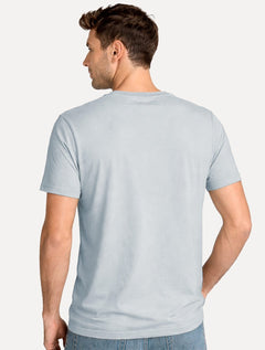 Camiseta John John Masculina Regular Fit Fall Azul Claro
