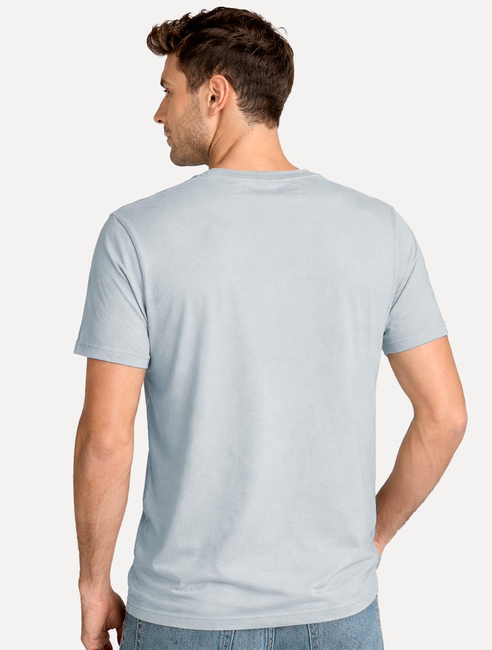 Camiseta John John Masculina Regular Fit Fall Azul Claro