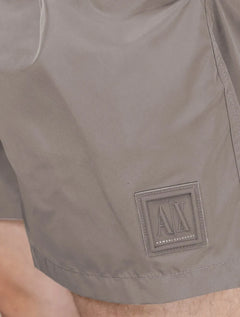 Short Armani Exchange Beachwear Masculino Cáqui