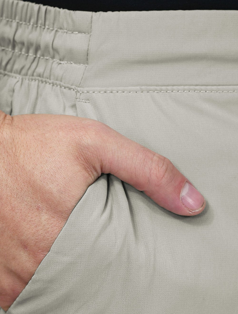 Short Dixen Maculino Tactel Meio Elástico Cinza