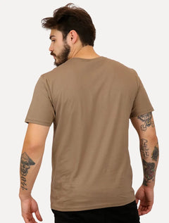 Camiseta John John Masculina Regular John Plaque Marrom