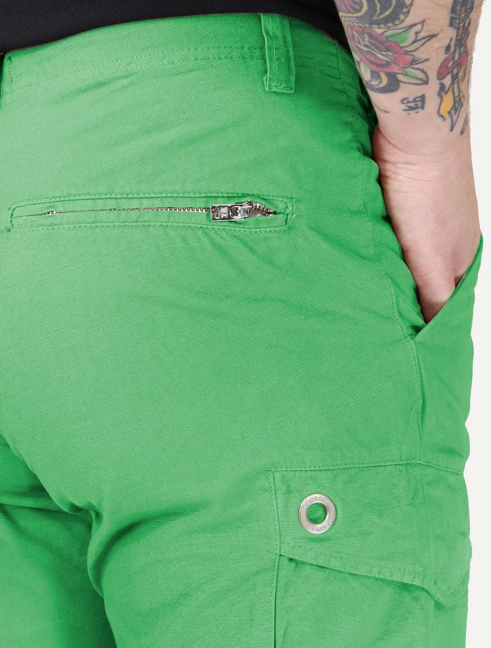 Bermuda Osklen Masculina Cargo Casual Nova Crystal Verde Claro