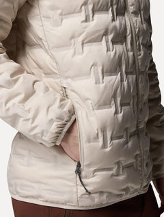 Jaqueta Columbia Masculina Delta Ridge II Down Sem Capuz Caqui Claro