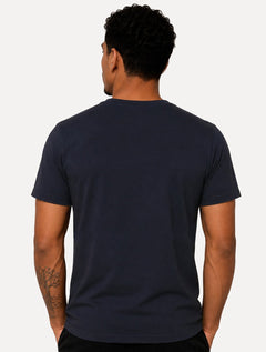 Camiseta John John Masculina Slim Fit Frequency Azul Marinho