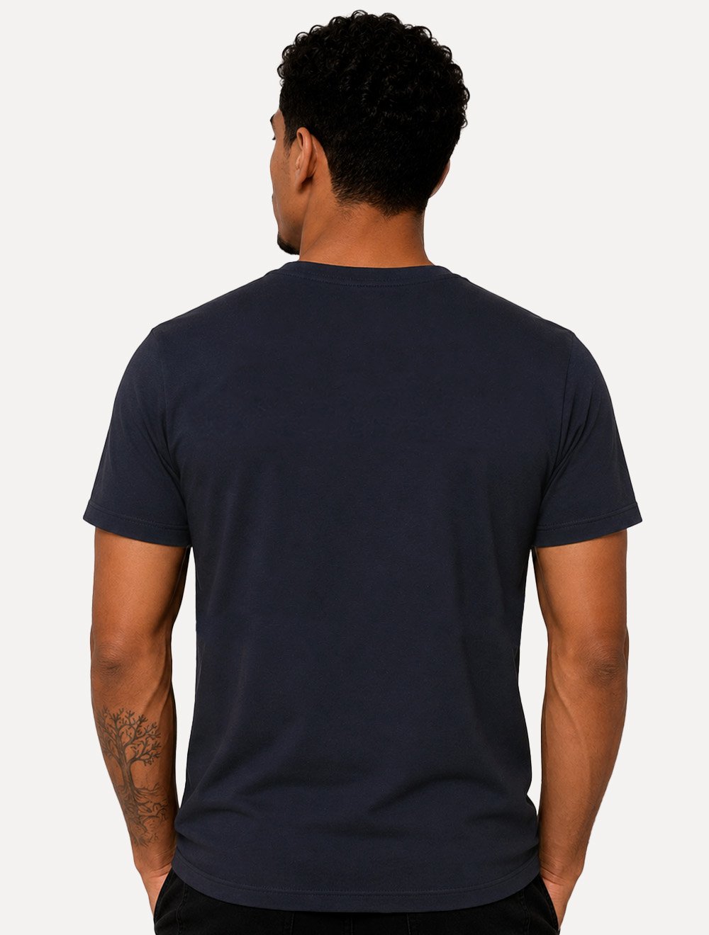 Camiseta John John Masculina Slim Fit Frequency Azul Marinho