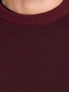 Suéter John John Masculino Regular Fit Tricot Smooth Vinho