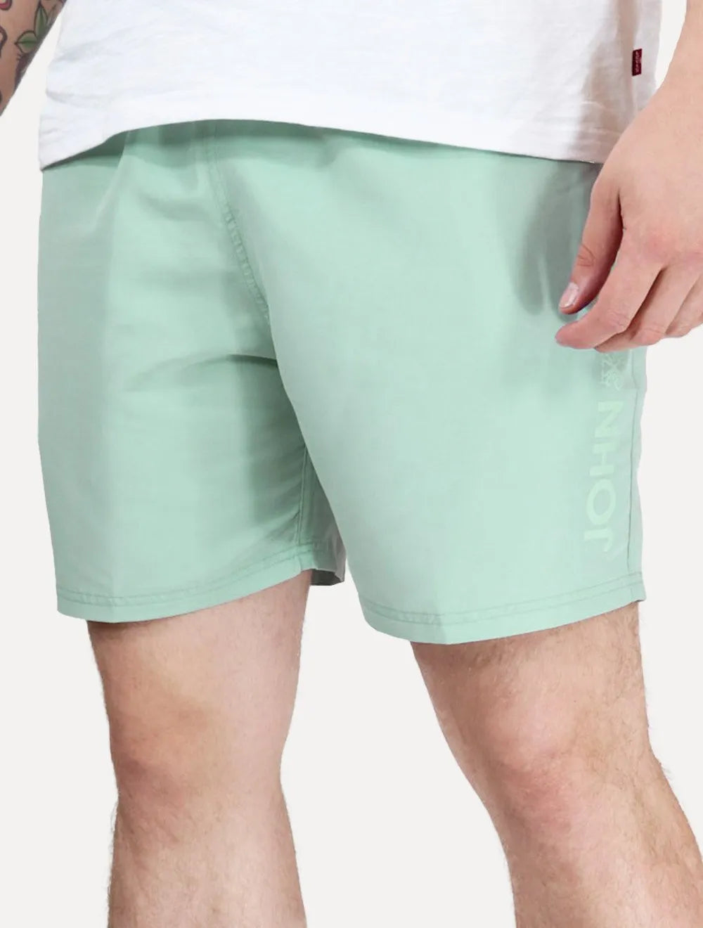 Shorts Reto John John Masculino Fiji Verde Claro