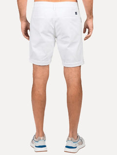 Bermuda Original Penguin Sarja Chino Elastano Branca