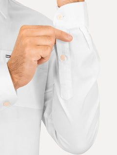 Camisa Tommy Jeans Masculina Regular Classic Oxford Pocket Branca