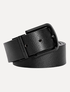 Cinto Aramis Masculino Couro Dupla Floater Marrom Café/Preto