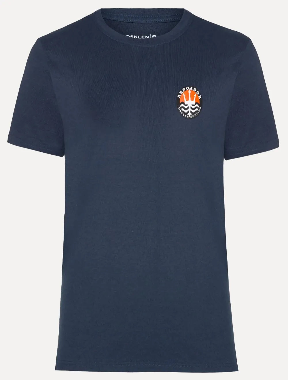 Camiseta Osklen Masculina Regular Big Shirt Arpoador Selo Azul Marinho