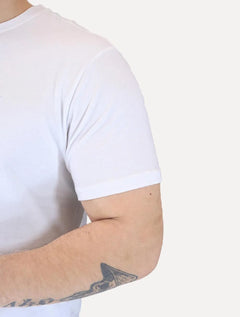 Camiseta Tommy Jeans Masculina Regular Entire Logo Branca