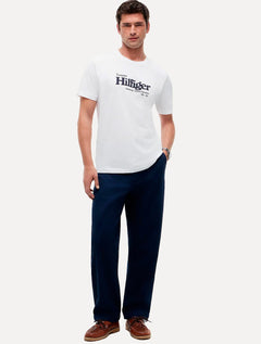 Camiseta Tommy Hilfiger Masculina Authentic Ocean Pursuit Branca