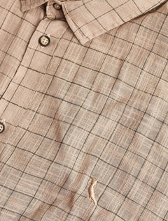 Camisa Reserva Masculina Flanela Xadrez Athletic Camp Cáqui