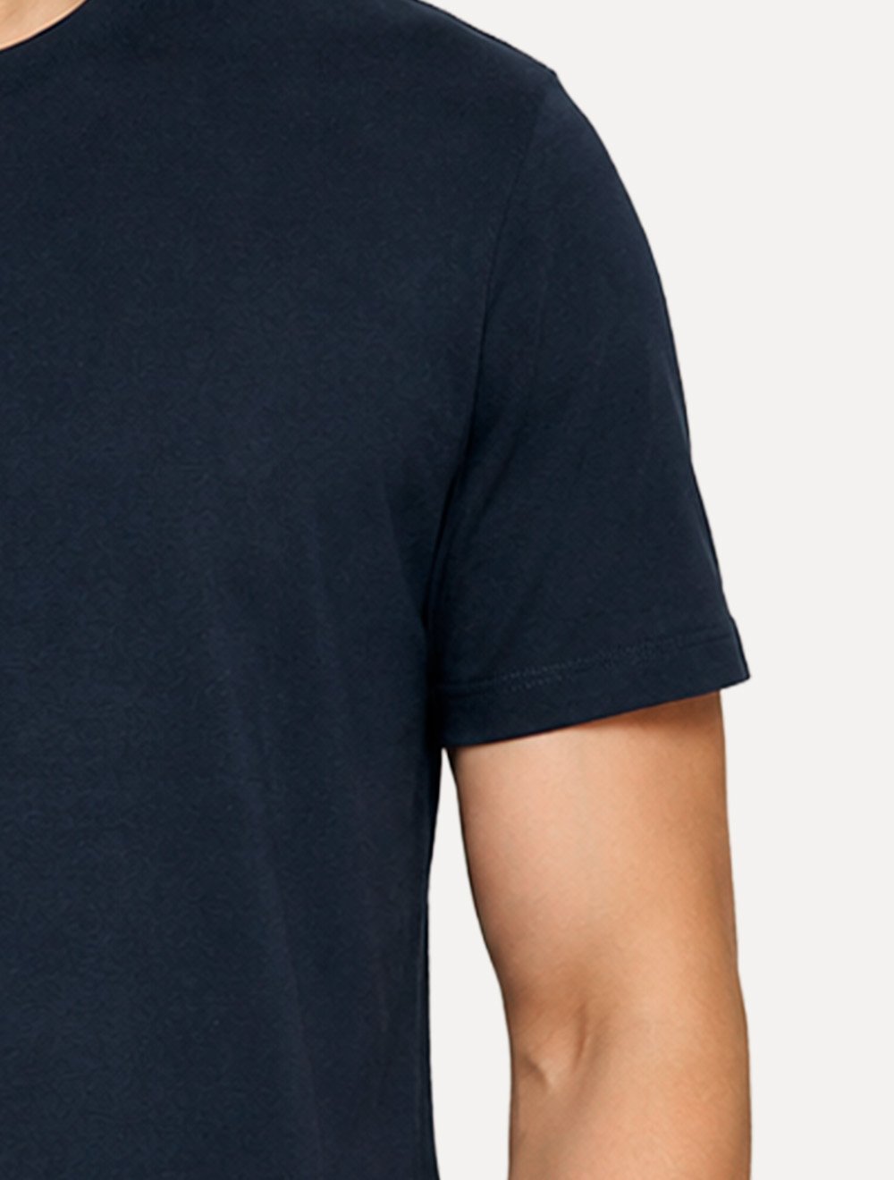 Camiseta Dudalina Masculina Regular Fit Basic Azul Marinho