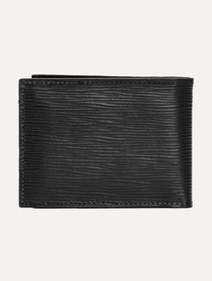 Carteira Aramis Masculina Couro Stripes Preta