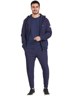 Jaqueta Aramis Masculina Hoodie Nylon Bomber Superflex Azul Marinho