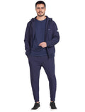 Jaqueta Aramis Masculina Hoodie Nylon Bomber Superflex Azul Marinho