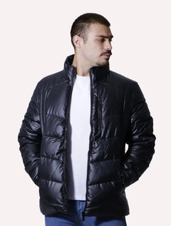 Jaqueta Victory Eagle Masculina Metallic Zip Preta