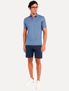 Bermuda Aramis Masculina Chino Cotton Sarja Azul Marinho