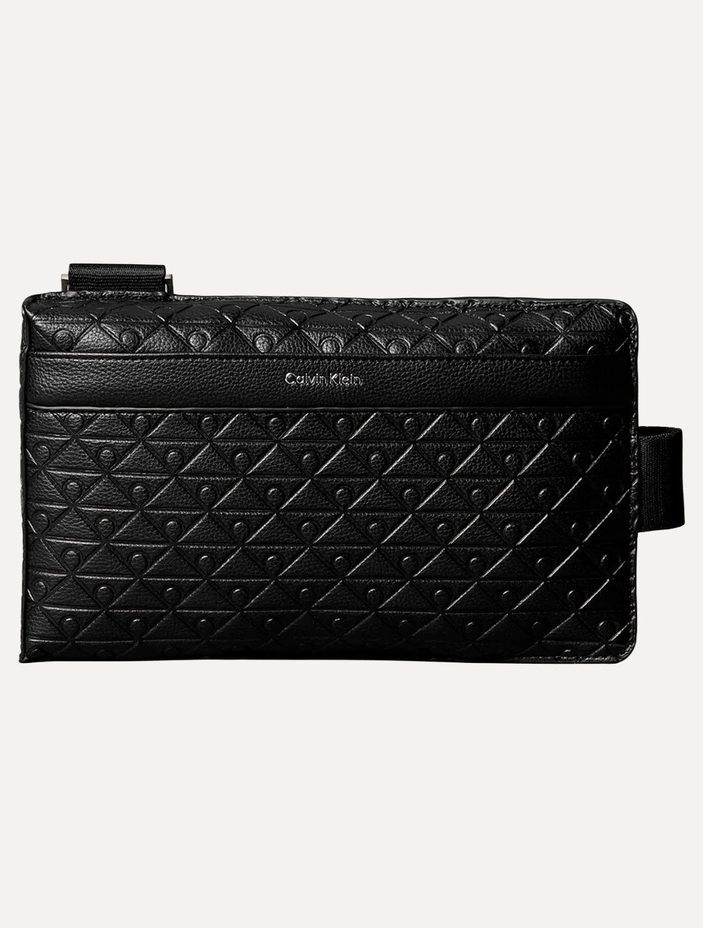 Bolsa Calvin Klein Masculina Transversal Emblem Logo Sling Preta
