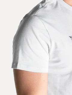 Camiseta Ellus Masculina Basic Blur Foil Cinza Claro