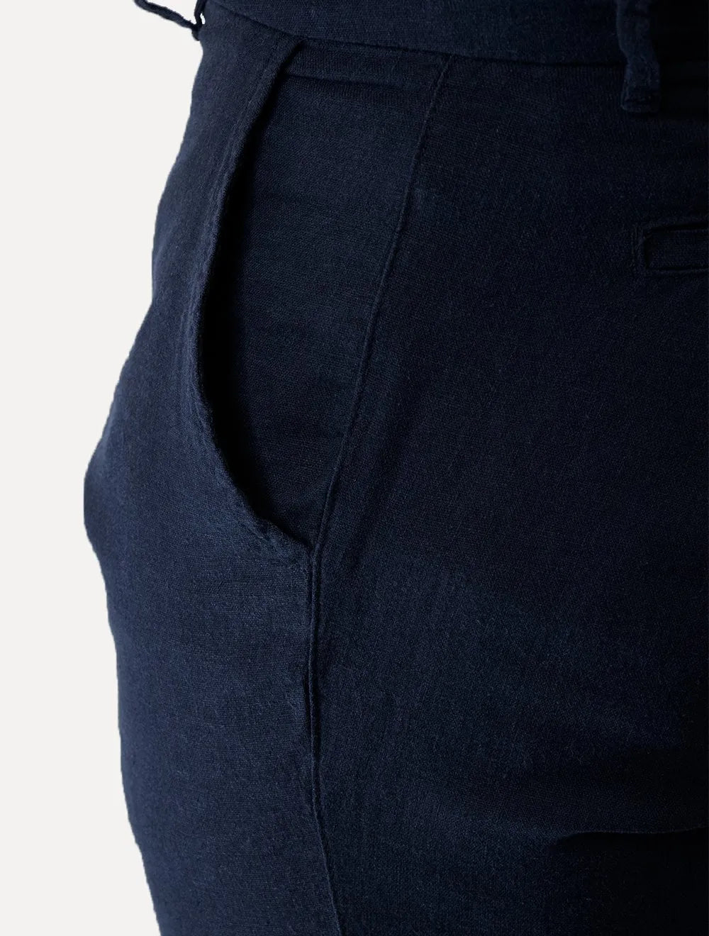 Bermuda Original Penguin Masculina Chino Stretch Linho Azul Marinho