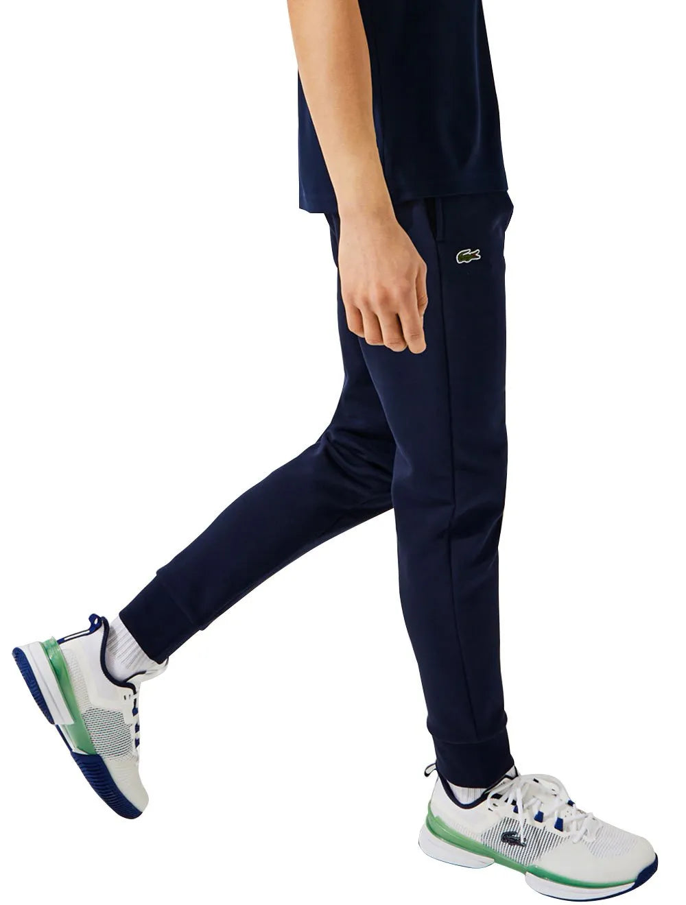 Calça Lacoste Masculina Moletom Sport Croco Icon Azul Marinho