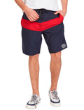 Bermuda Aeropostale Masculina Boardshorts Red Sash Original Vermelho/ Azul Marinho