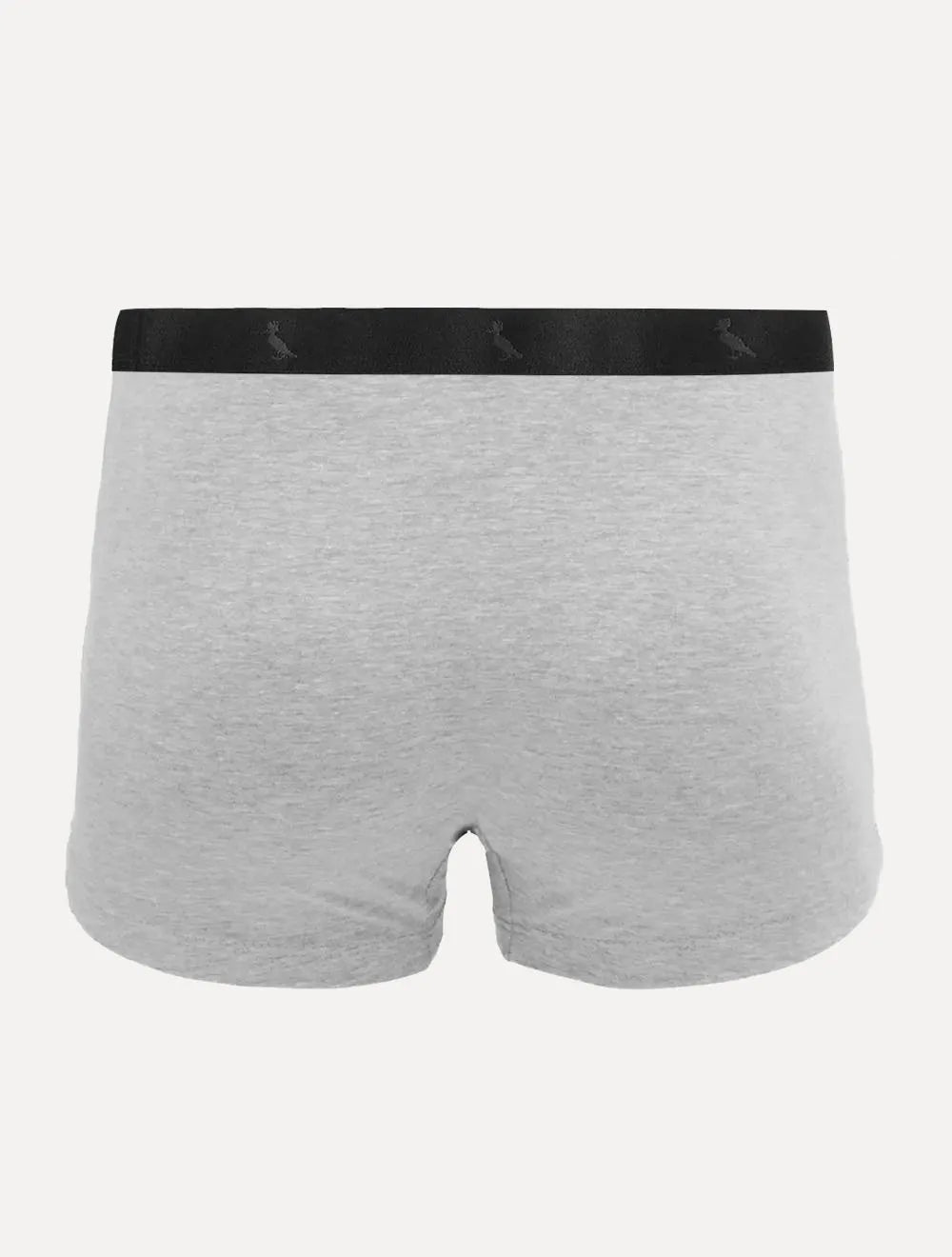 Cueca Reserva Masculina Boxer Grey Woodpecker Cotton Cinza Mescla Pack 2UN