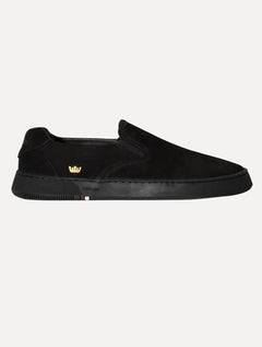 Tênis Osklen Masculino Slip On Bossanova Nobuck Monochromatic Preto