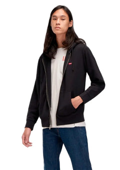 Moletom Levis Masculino Full Zip Hoodie Icon Preto