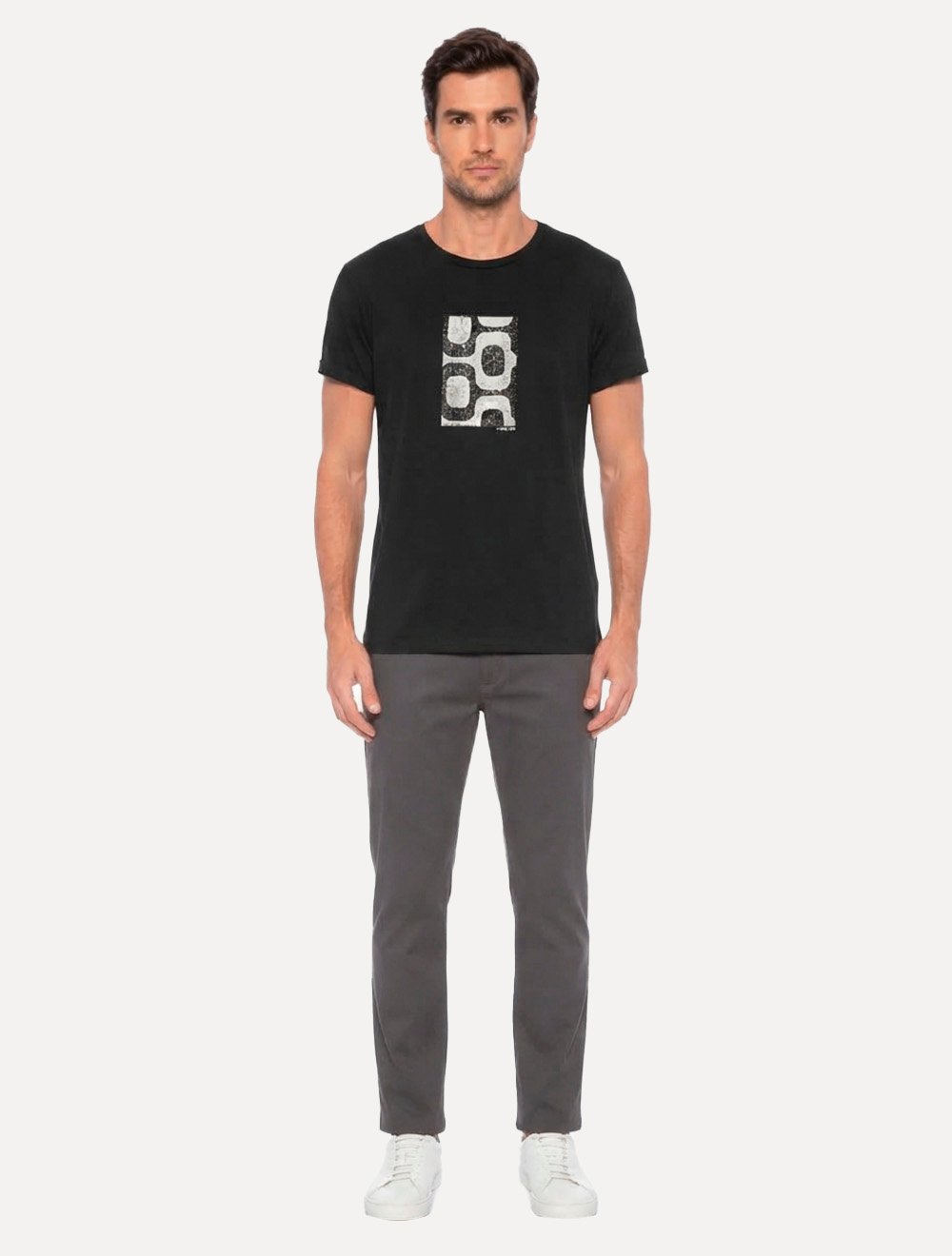Camiseta Osklen Masculina Regular Vintage Calçadão Preta