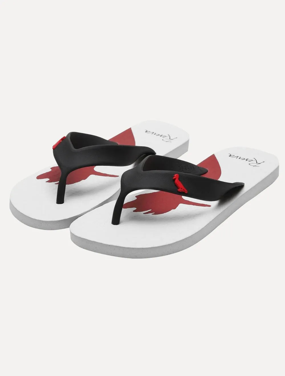 Chinelo Reserva Masculino Trancoso Woodpecker Preto/Branco