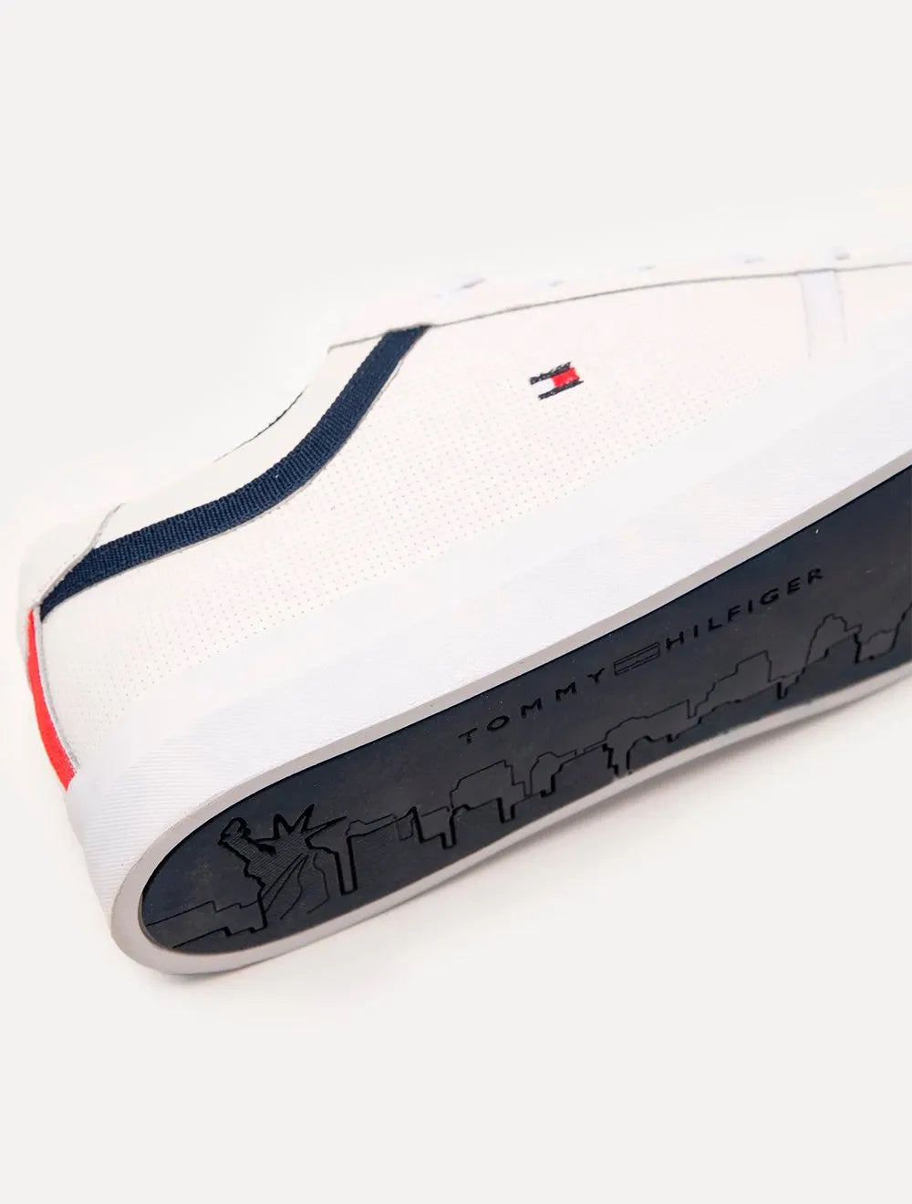 Tênis Tommy Hilfiger Masculino Jay 13A Iconic Leather Puched Branco