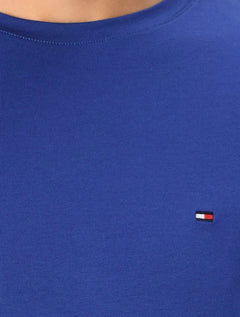 Camiseta Tommy Hilfiger Masculina Slim Fit Essential Stretch Azul Royal