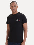 Camiseta Tommy Jeans Masculina Regular Sign Chest Preta