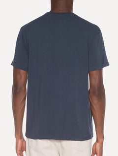 Camiseta Reserva Masculina Super Slim C-Neck Azul Marinho
