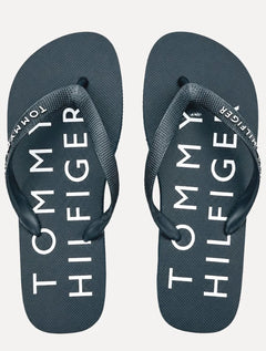 Chinelo Tommy Hilfiger Web Beach Sandal Azul Marinho