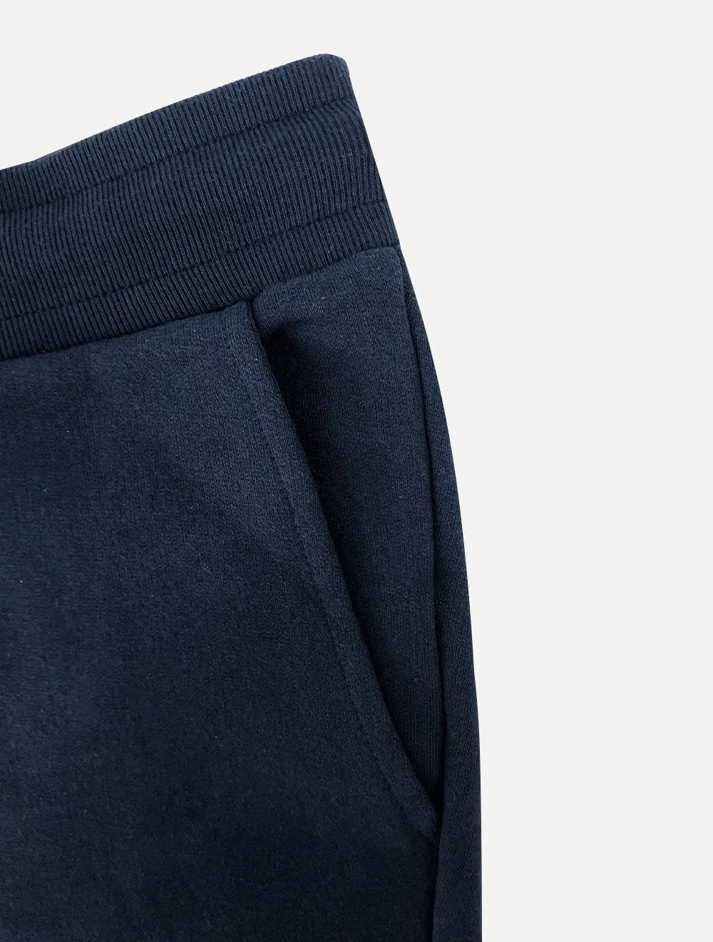 Bermuda Calvin Klein Jeans Masculina Moletom Side New Logo Azul Marinho