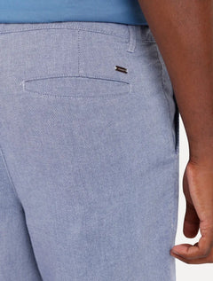 Bermuda Aramis Masculina Chino Nature Azul Marinho Mescla
