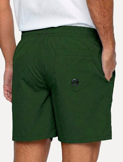 Short King & Joe Masculina Nylon Flex Ripstop Verde