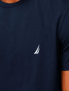 Camiseta Nautica Masculina Light Icon Azul Marinho