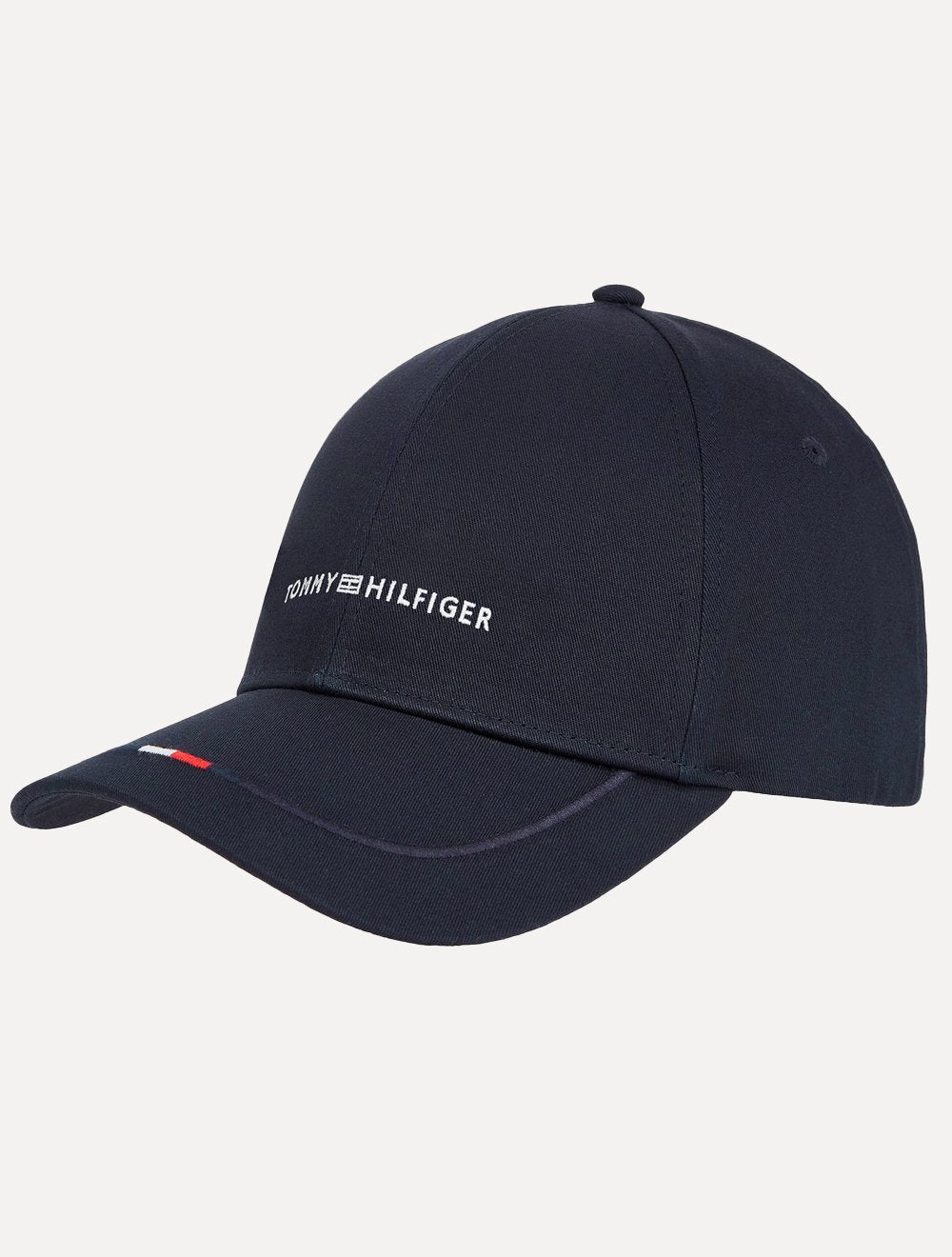 Boné Tommy Hilfiger Masculino Foundation 6 Panel Azul Marinho